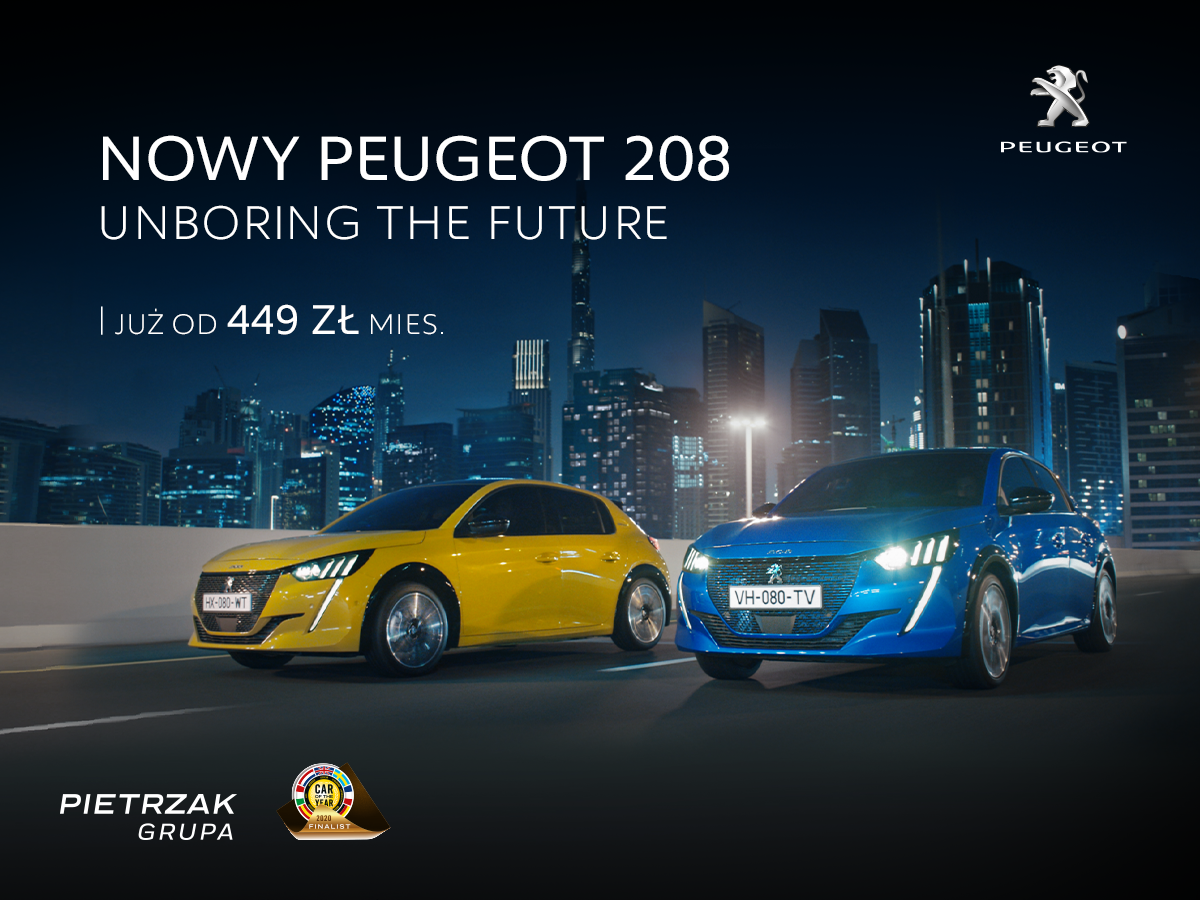 Nowy Peugeot 208 - już od 499 zł/mies.